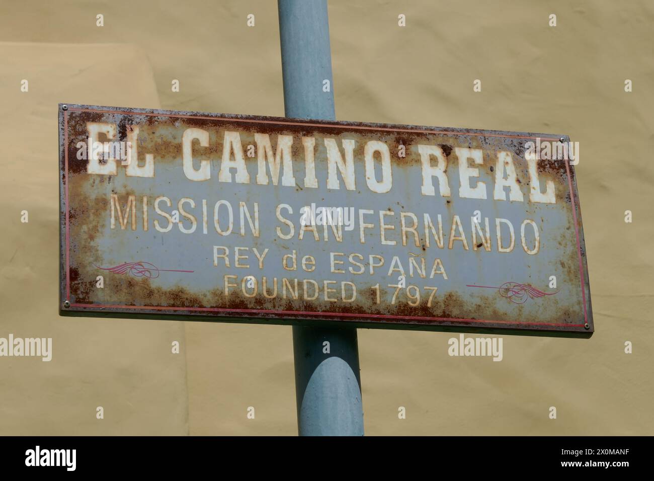 Mission Hills, Los Angeles, California, USA 11th April 2024 San Fernando Rey de Espana Mission at 15151 San Fernando Mission Blvd on April 11, 2024 in Mission Hills, Los Angeles, California, USA. Photo by Barry King/Alamy Stock Photo Stock Photo