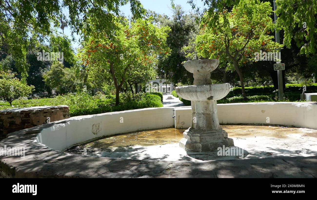 Mission Hills, Los Angeles, California, USA 11th April 2024 Brand Park at San Fernando Rey de Espana Mission at 15151 San Fernando Mission Blvd on April 11, 2024 in Mission Hills, Los Angeles, California, USA. Photo by Barry King/Alamy Stock Photo Stock Photo