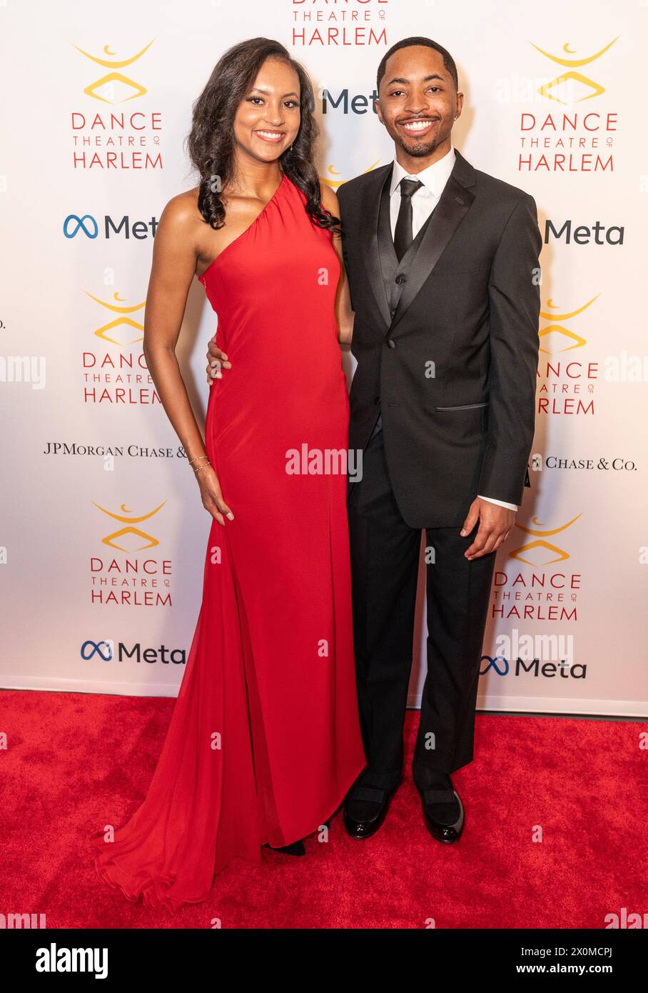 New York, United States. 12th Apr, 2024. Gabrielle Coleman and Ian Penny attend the Dance Theater of Harlem's Annual Vision Gala honoring Misty Copeland at City Center in New York on April 12, 2024. (Photo by Lev Radin/Sipa USA) Credit: Sipa USA/Alamy Live News Stock Photo