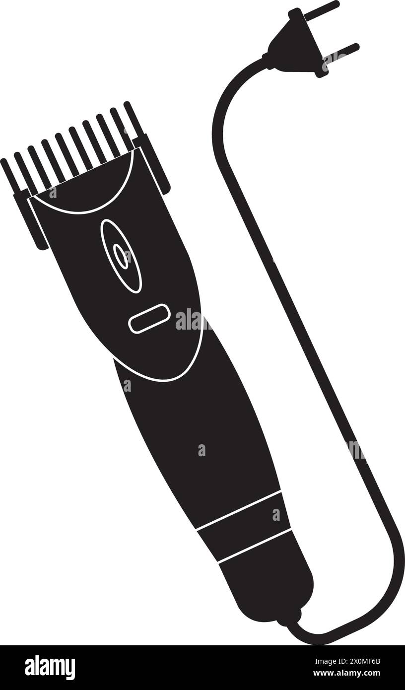 electric clippers vector icon illustration template design Stock Vector