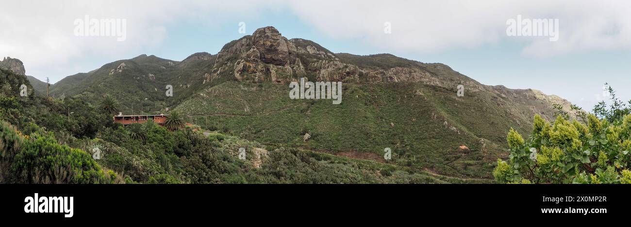 El Bailadero, Tenerife, Spain: Mirador El Balaidero with panorama of the island Stock Photo