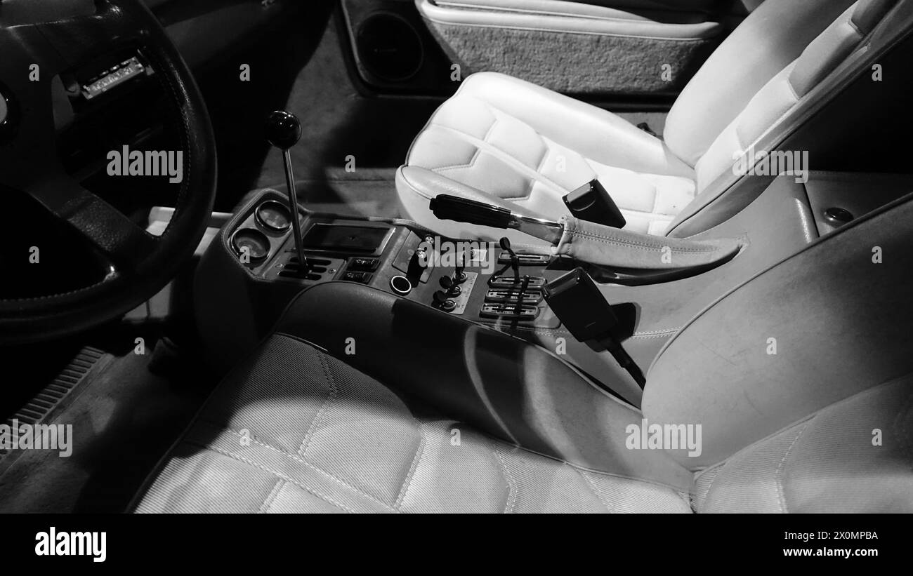 Automobile seat nobody Black and White Stock Photos & Images - Alamy
