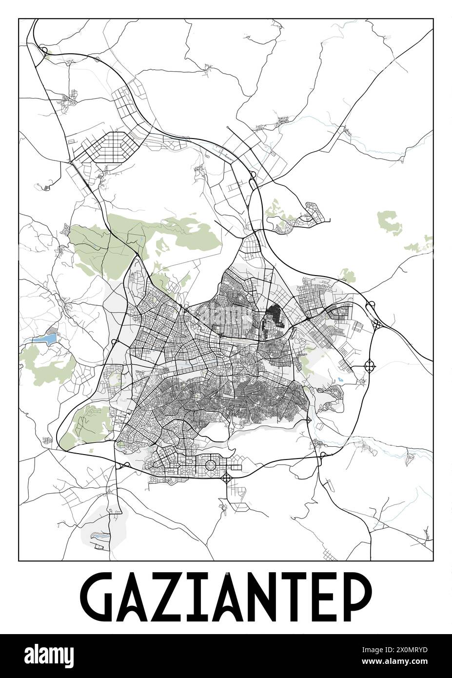 Gaziantep turkey map hires stock photography and images Alamy