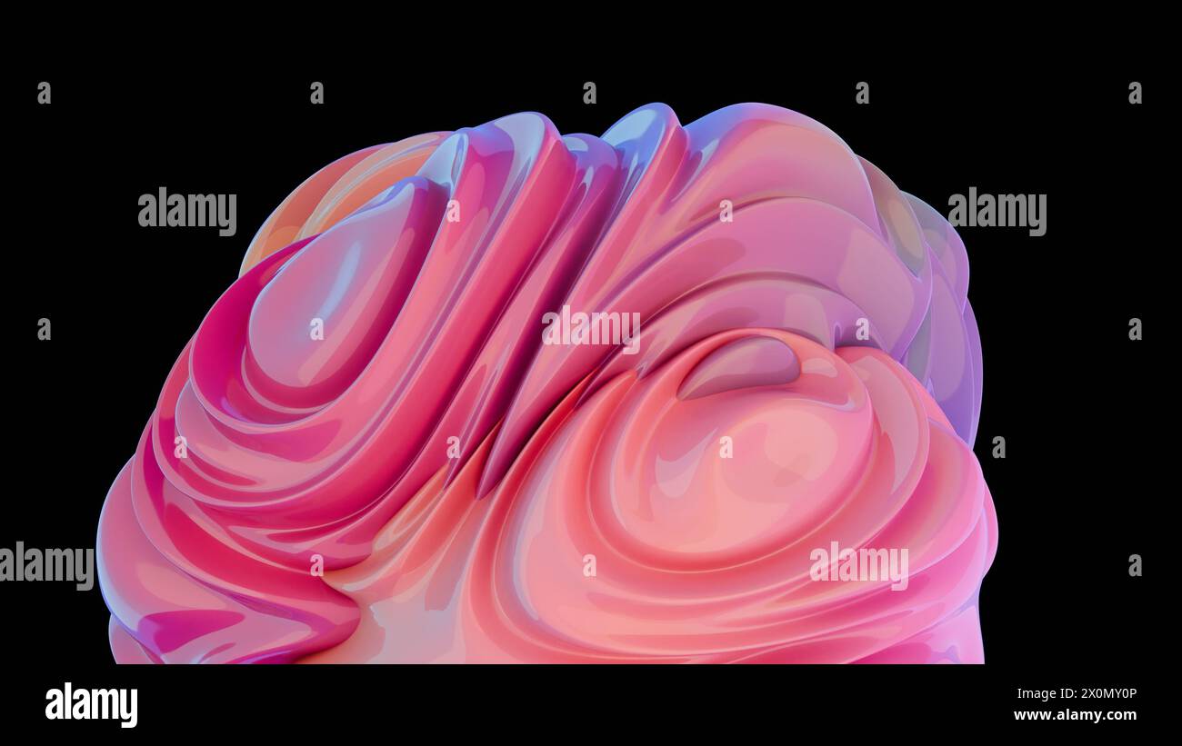 Blossoming geometrics a petalled array in pastel stock photo alamy