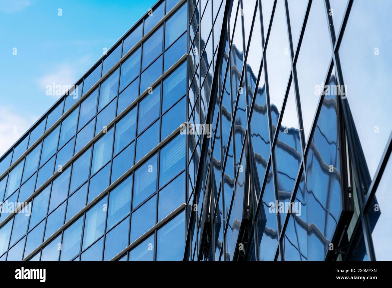 City business architecture style. Part of business building. Stock Photo