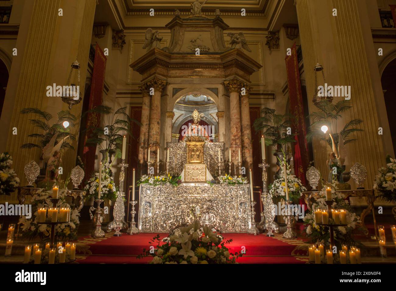 Pamplona, Spain - March 3rd, 2024: Chapel of San Fermin at San Lorenzo ...