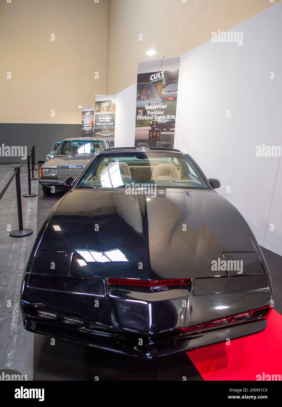 Italy Piedmont Turin Lingotto Fair - Techno Fantasy is the theme of the XXVIII edition of Torino Comics - Pontiac Firebird trans Am used from the movie Supercar Credit: Realy Easy Star/Alamy Live News Stock Photo
