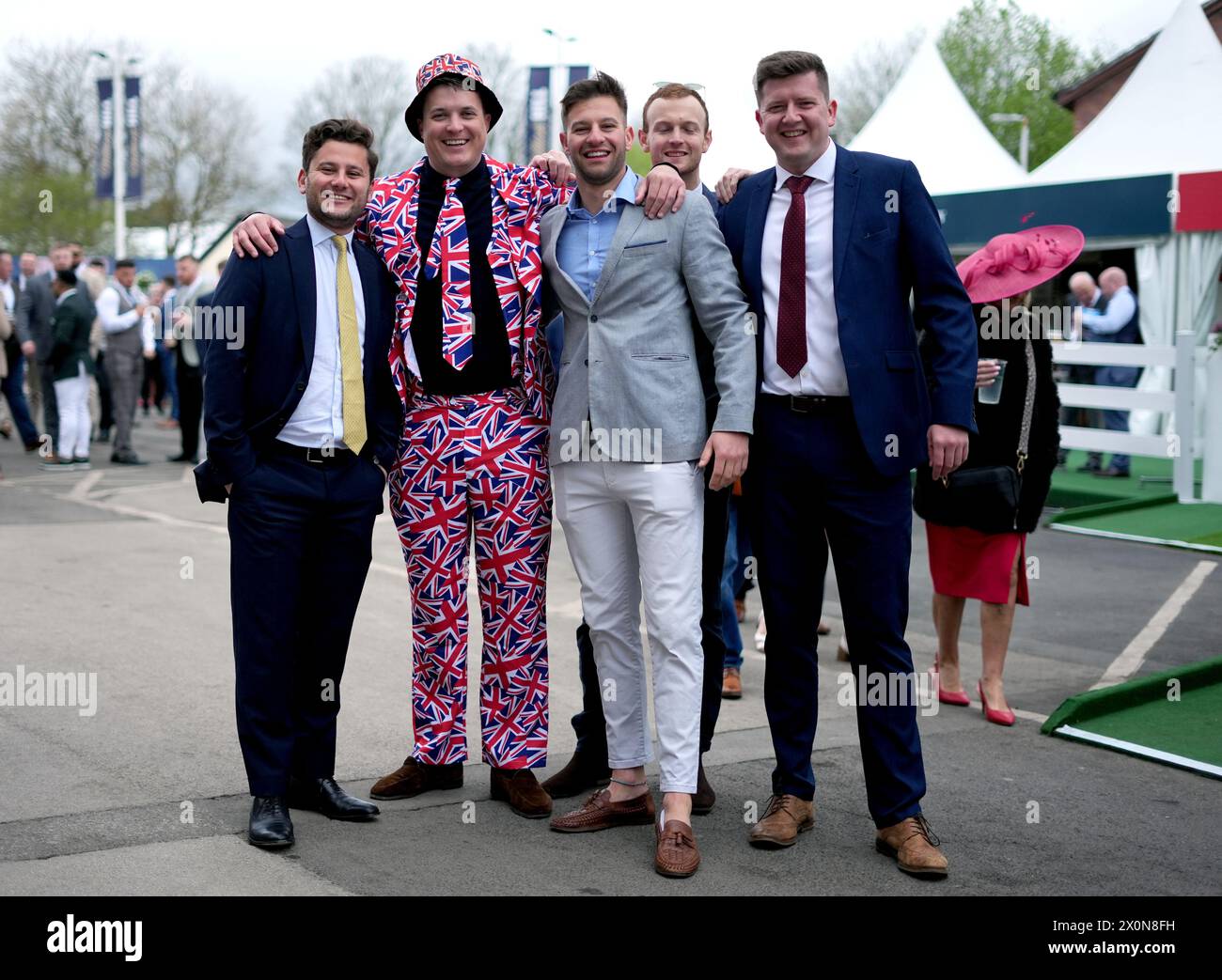 Randox Races Racegoers on day three of the 2024 Randox Grand National Festival at ...