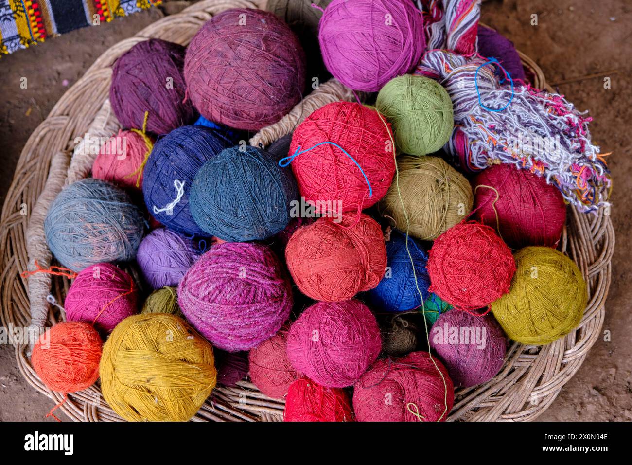 Peru, province of Cuzco, the sacred valley of the Incas, Chinchero ...
