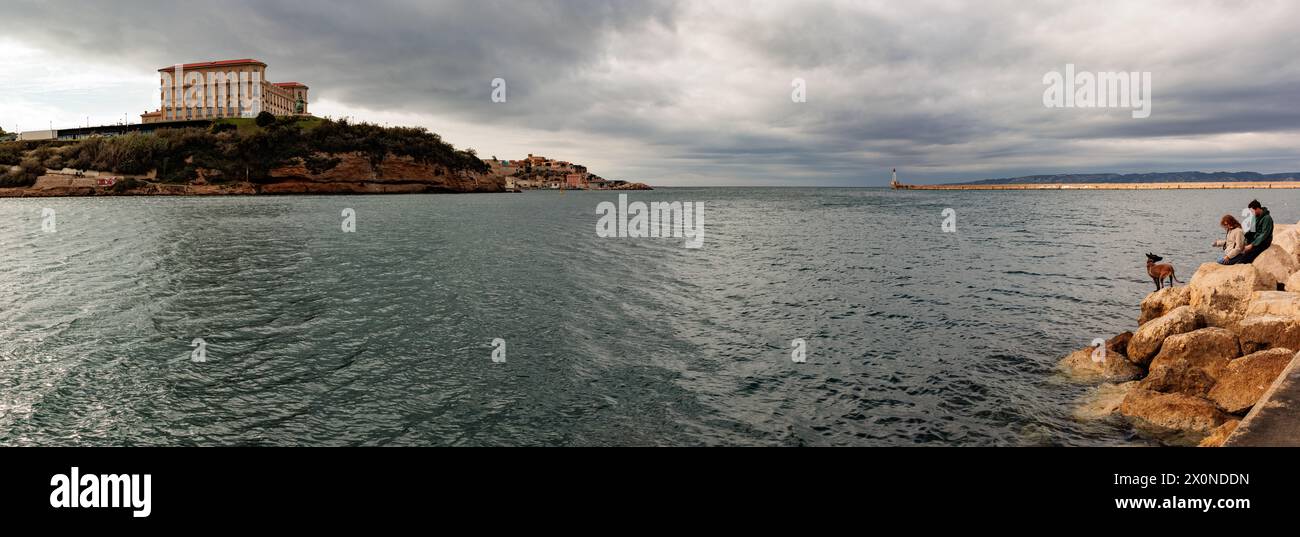 Palais du Pharo, Marseille, France Stock Photo