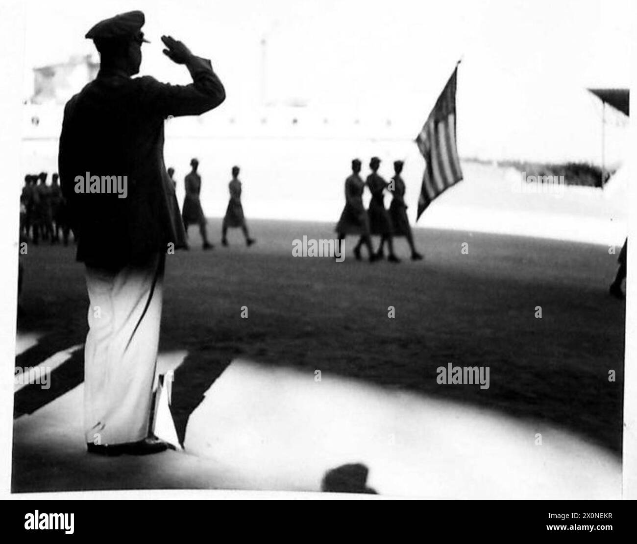 Womens army corps servicewomen march hi-res stock photography and ...