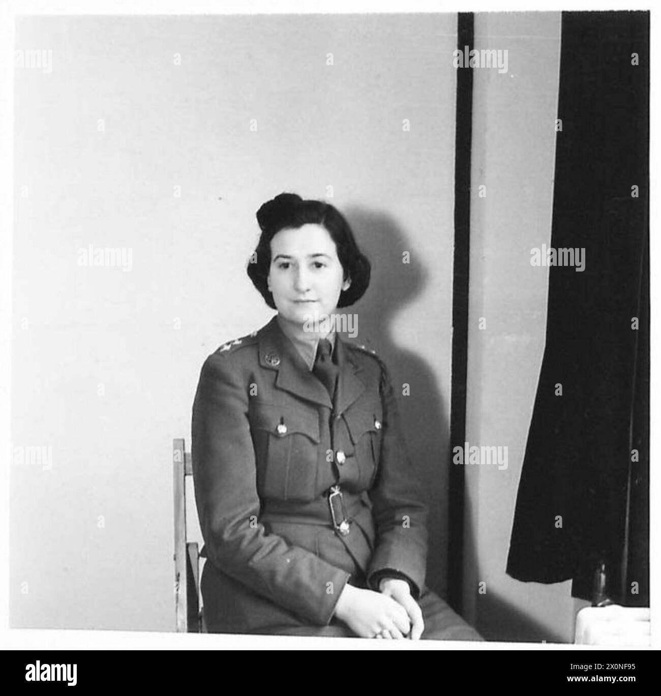 Portraits of personnel from the Army Film Unit captured by photographer ...