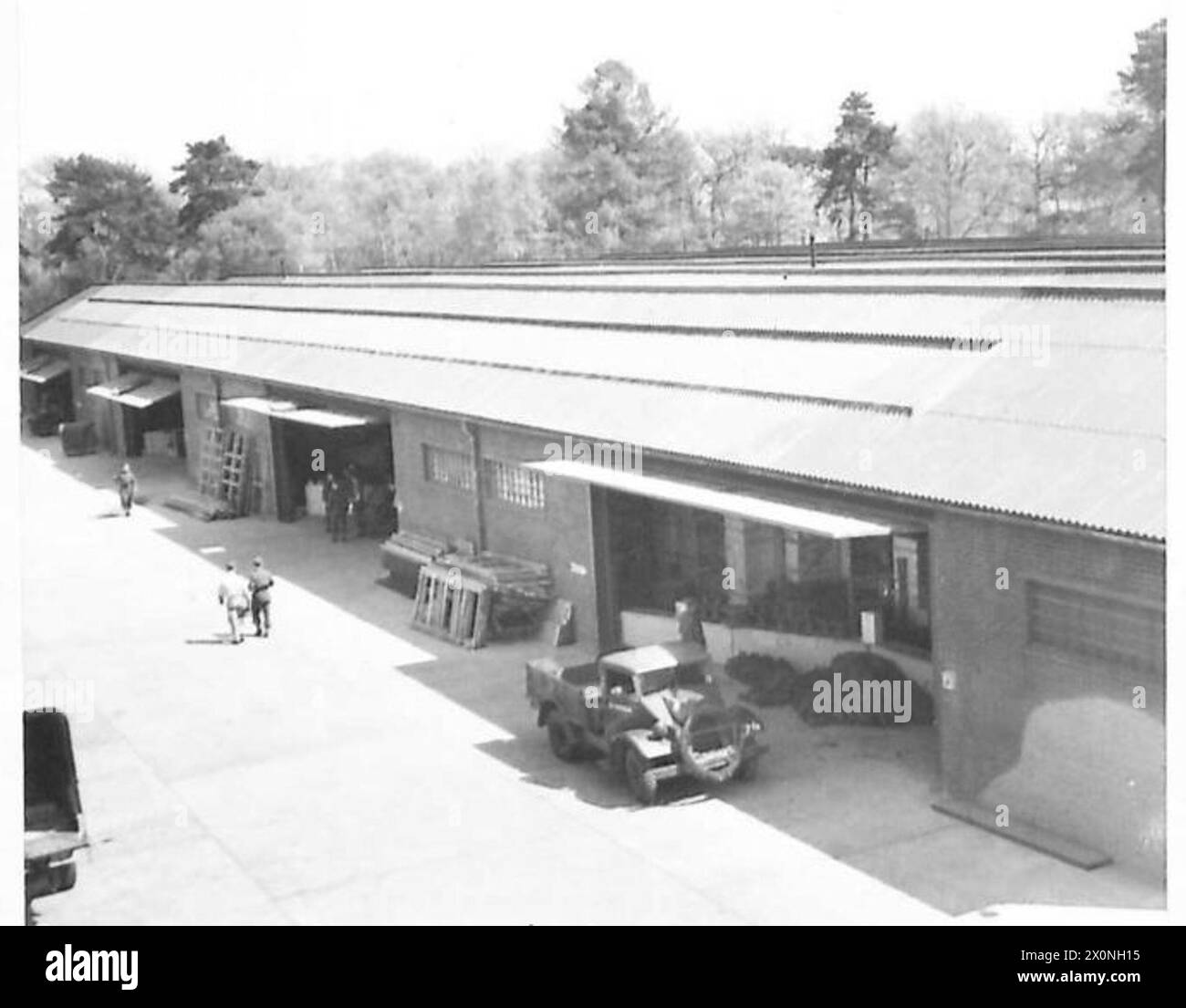 W.D.PROPERTY ALDERSHOT ETC. Tank Garages, Crookham. Photographic