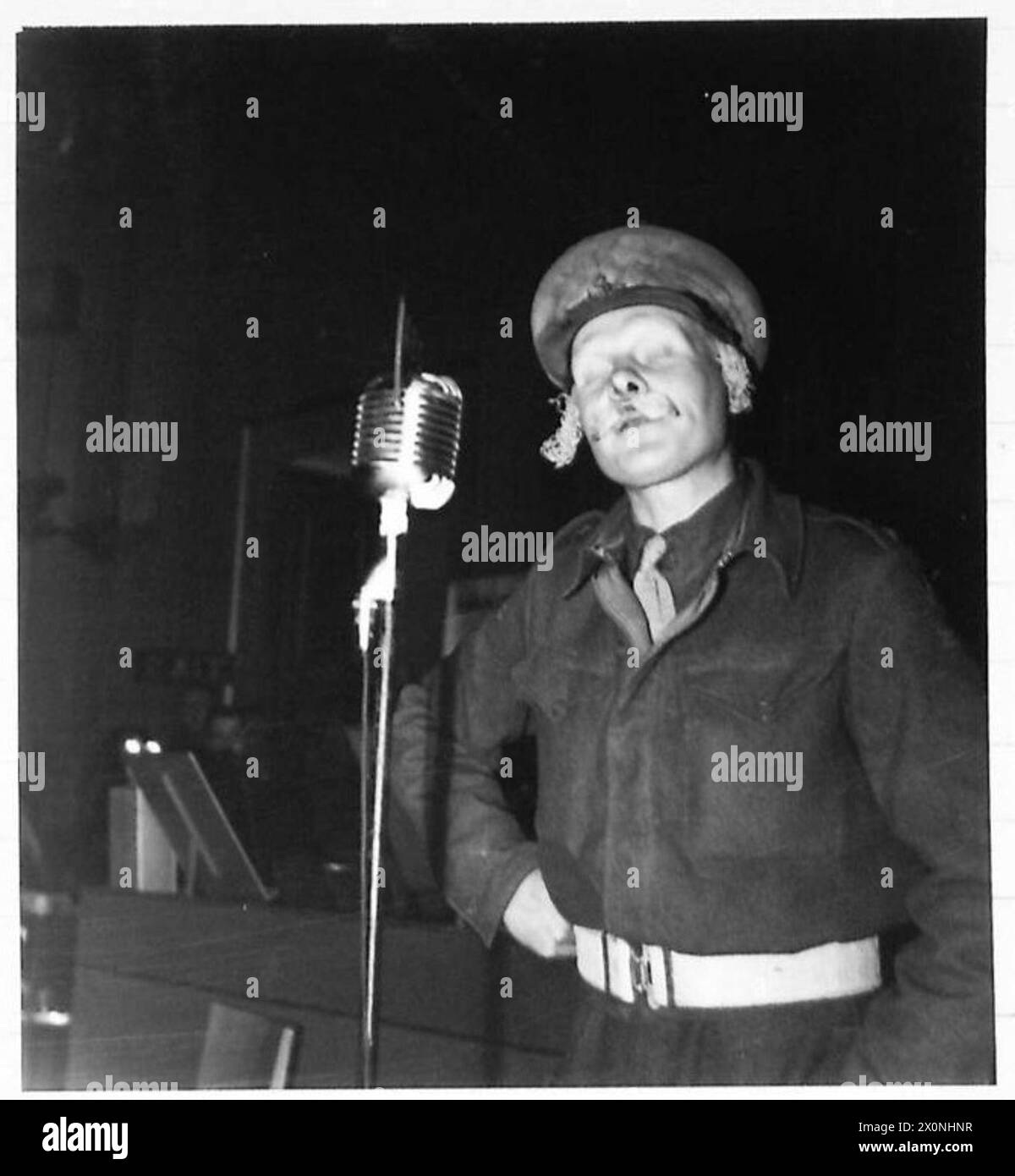 Role audition Black and White Stock Photos & Images - Alamy