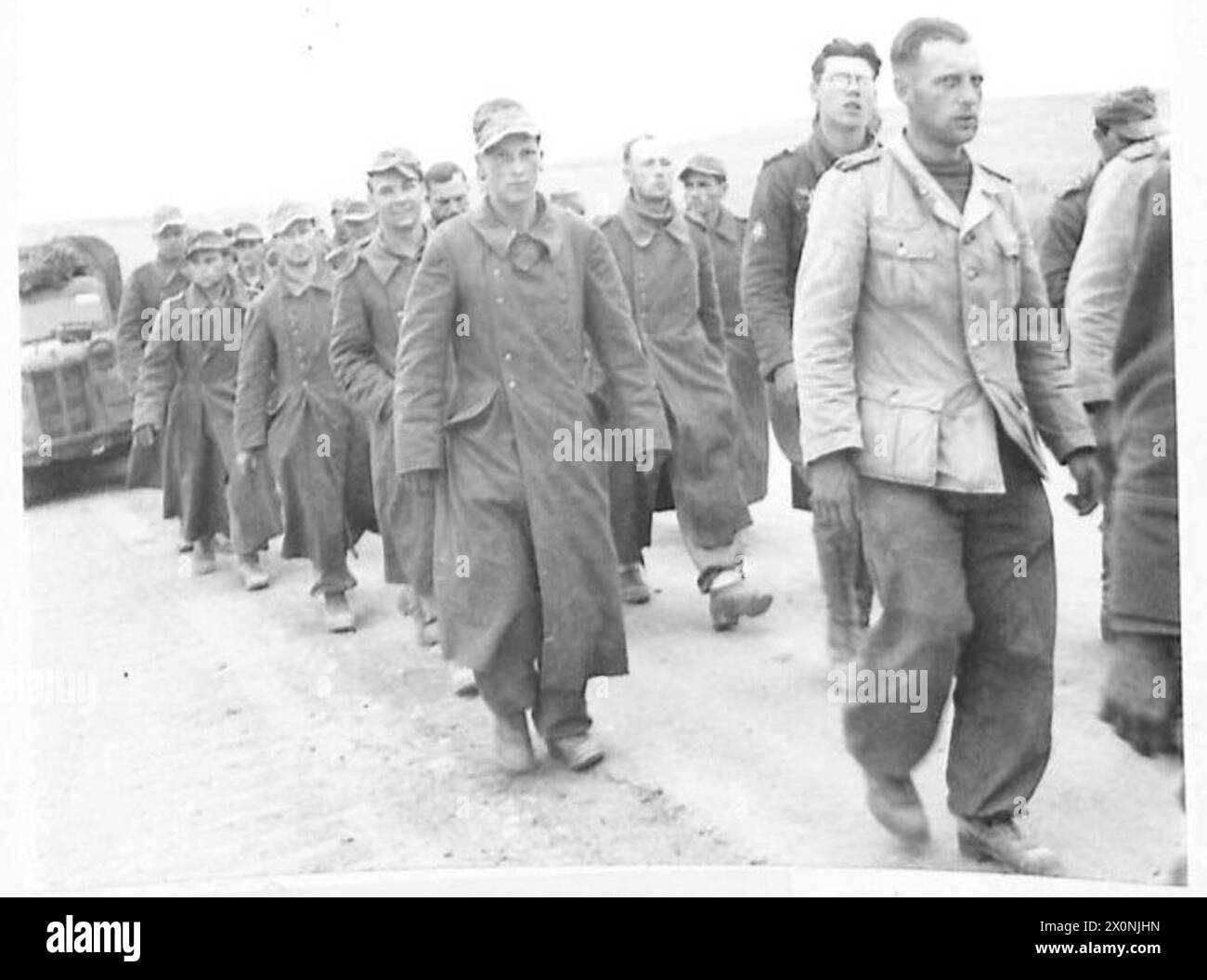 FIRST ARMY (VARIOUS) - Prisoners from the 334 Artillery Regiment taken