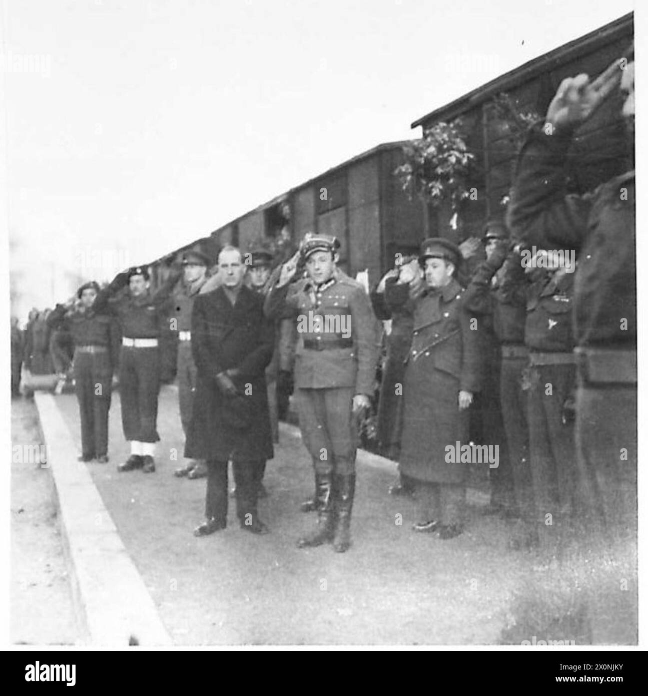 Colonel Kazimierz Sidor, Head of the Polish Military Mission in Rome ...
