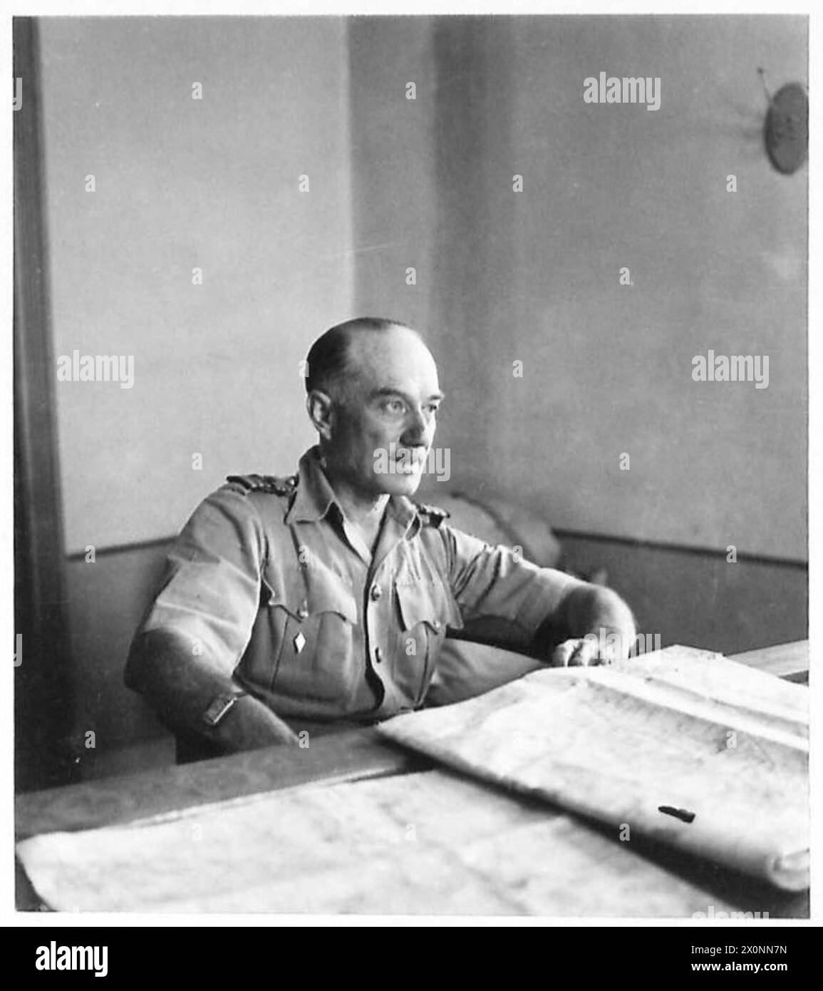 Commander of the free french forces Black and White Stock Photos ...
