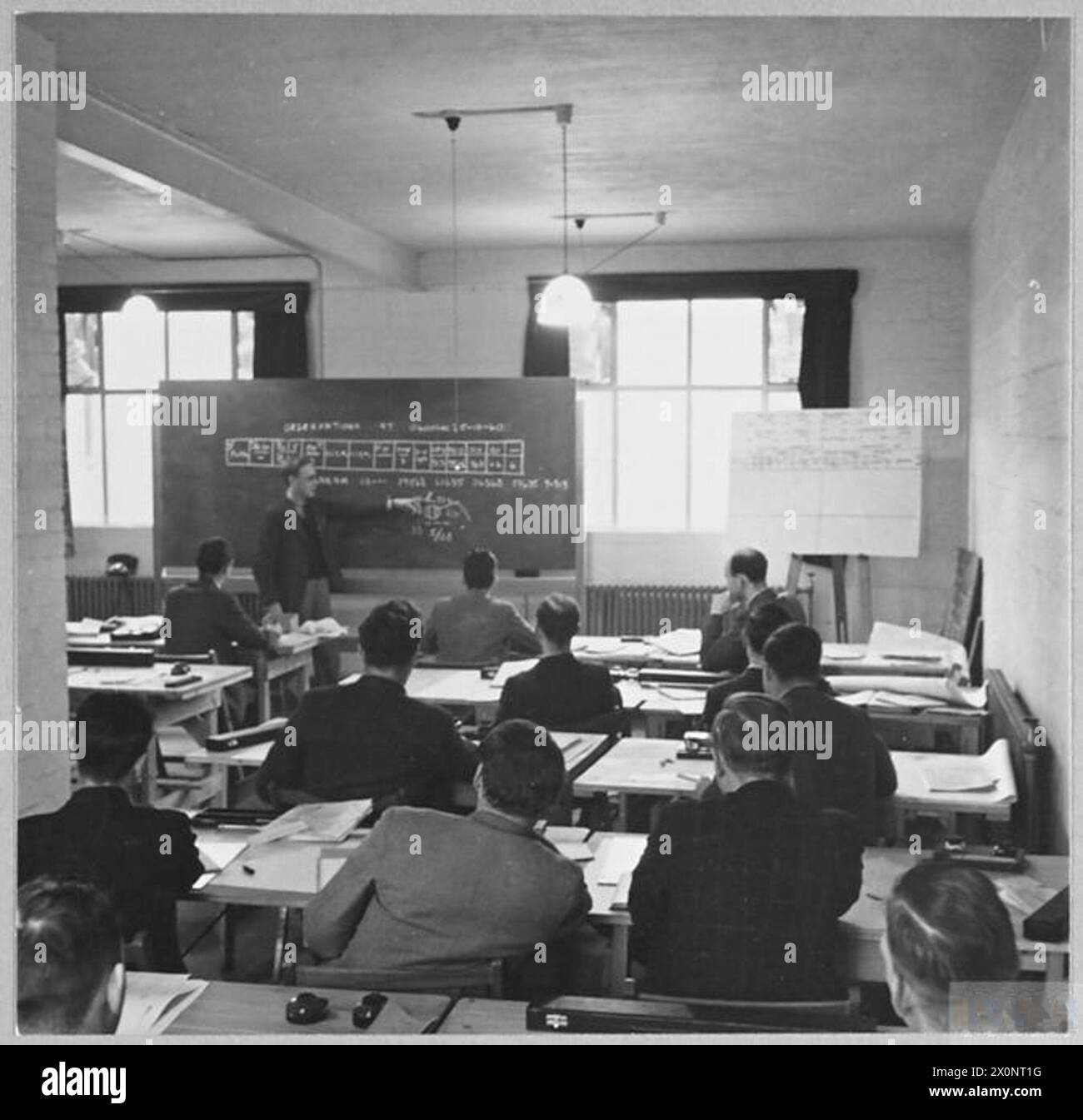 1940s military classroom hi-res stock photography and images - Alamy