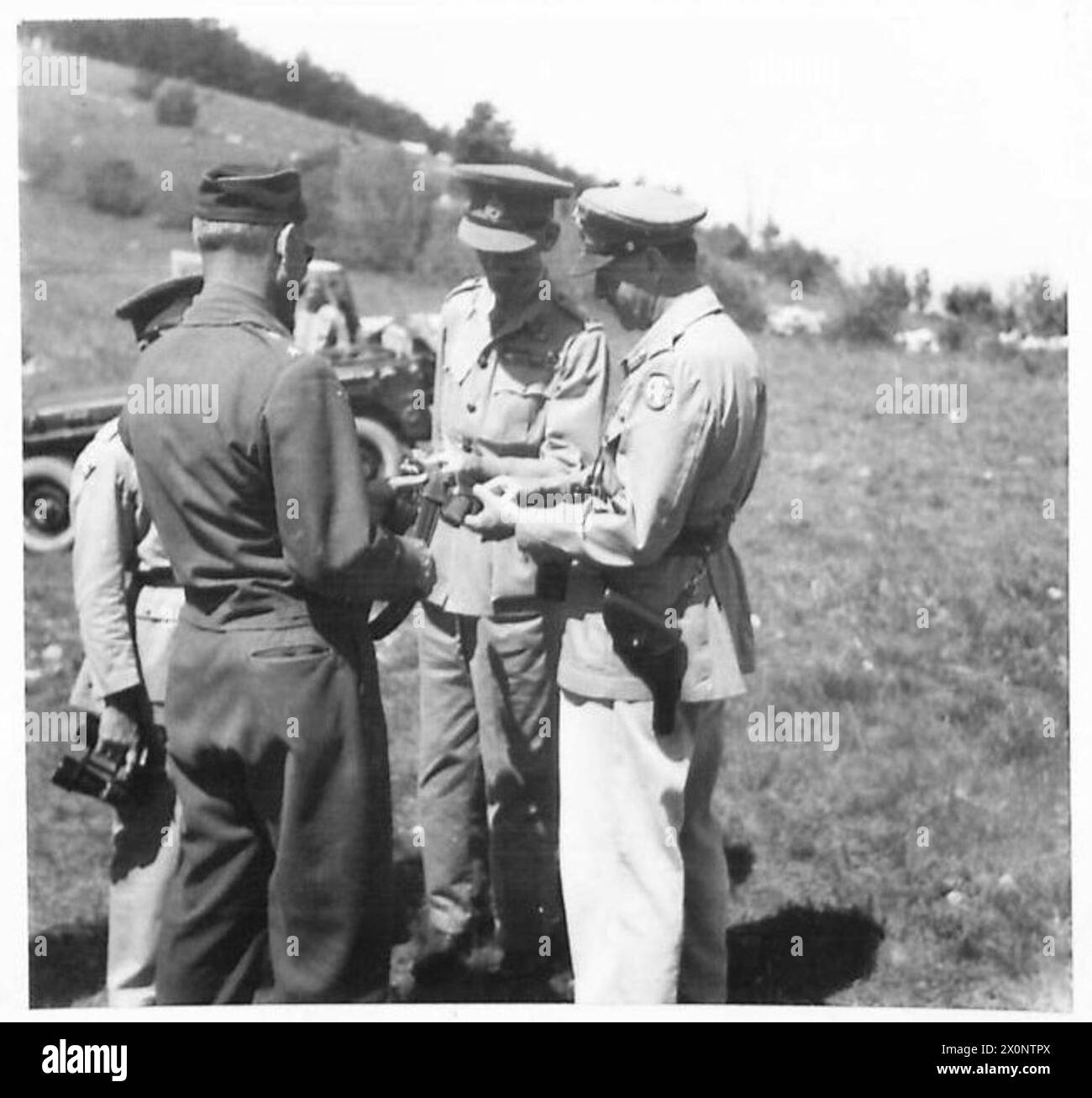 FIELD MARSHAL ALEXANDER VISITS 2ND (U.S.) CORPS AREA Field Marshal