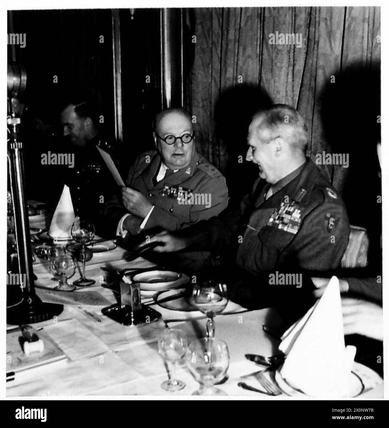 EL ALAMEIN DINNER - A series of photographs taken during the El Alamein ...