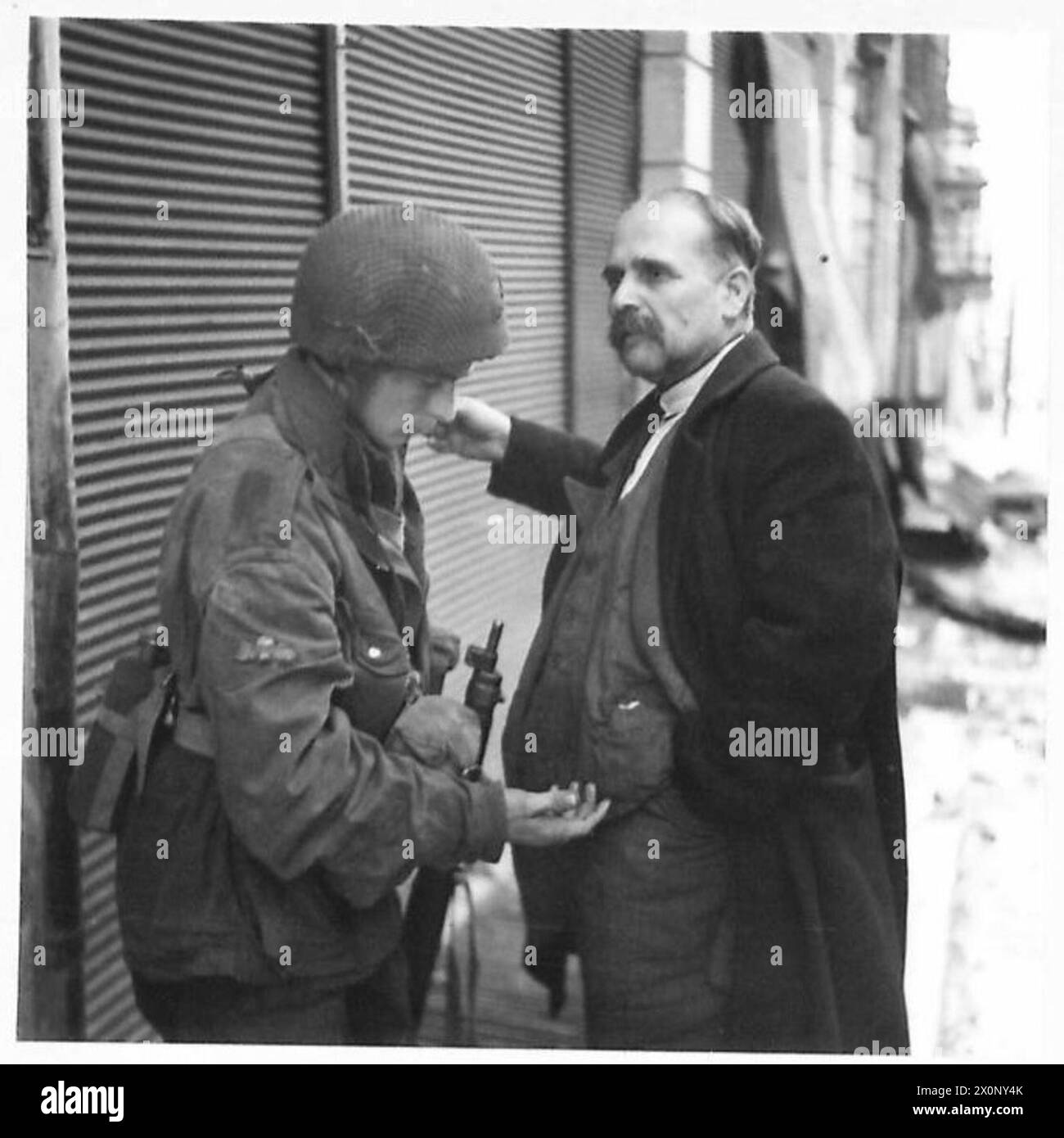 Civilian interaction Cut Out Stock Images & Pictures - Alamy