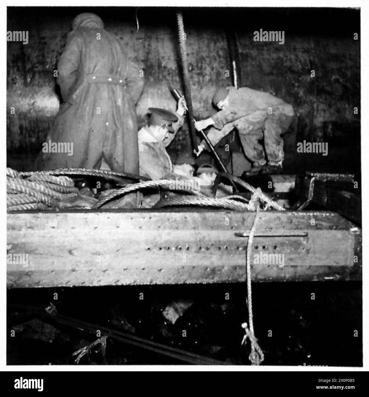 SPECIAL ASSIGNMENT D.T.N. - The improvised raft and erection tanks ...