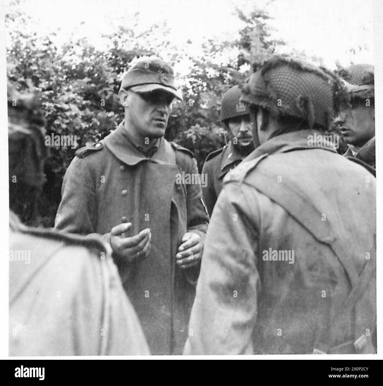 THE BRITISH ARMY IN THE NORMANDY CAMPAIGN 1944 German POWs being