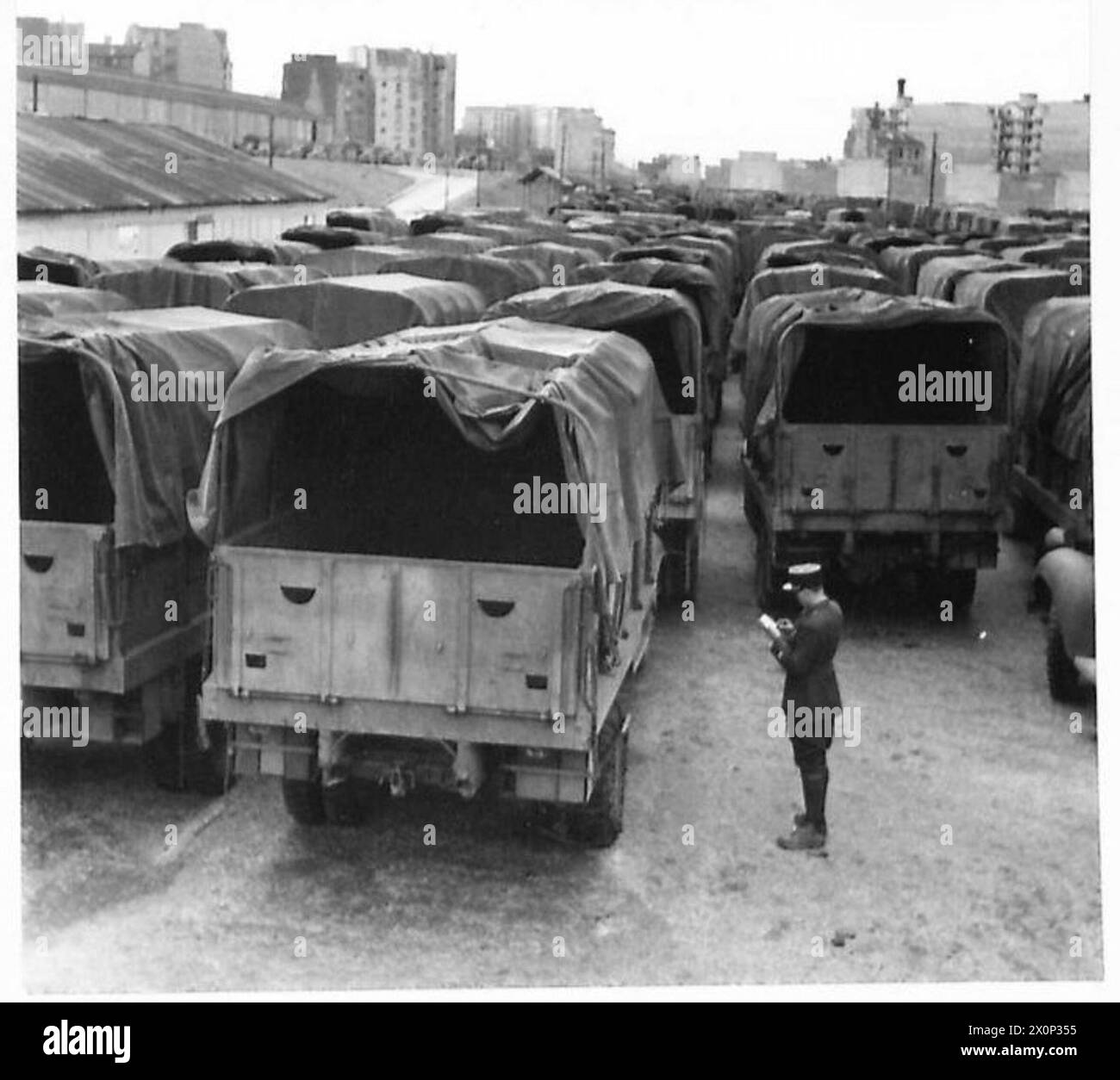 ALLIED AID TO PARIS FOOD TRANSPORT SYSTEM Some of the hundreds of