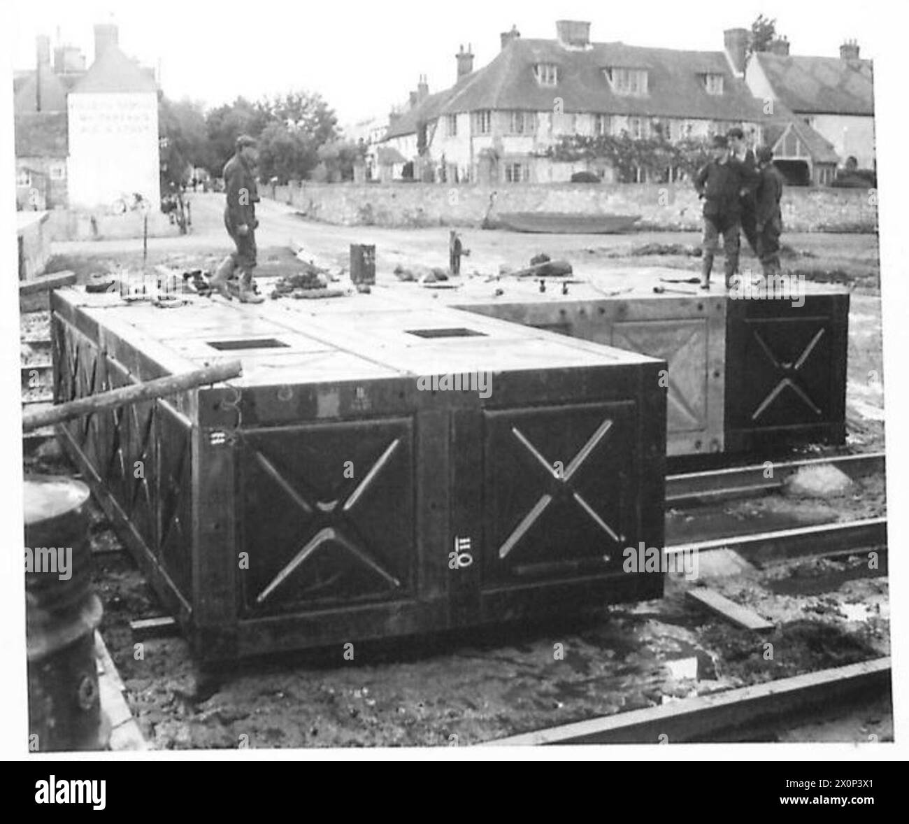 SPECIAL ASSIGNMENT FOR TN. 5 (e) Series of photographs showing floating docks in various