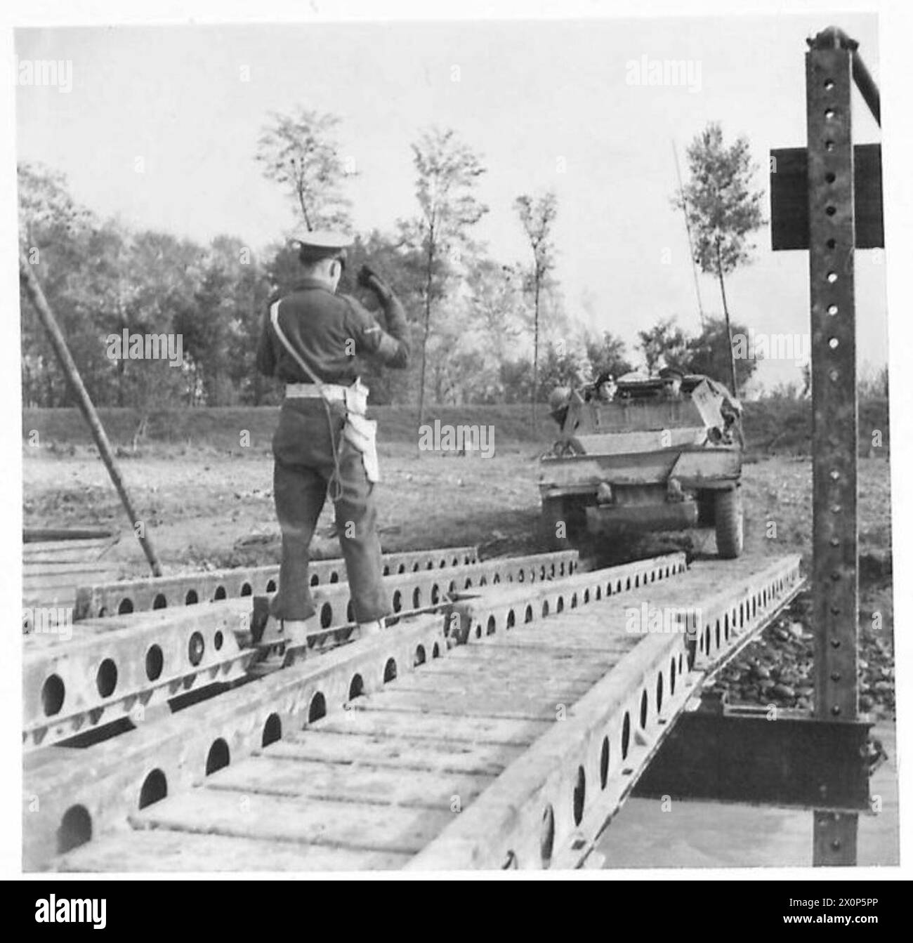 EIGHTH ARMY CROSSING OF THE RIVER RONCO River crossings are always