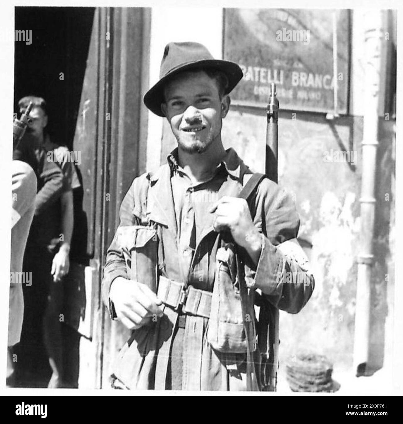 ITALY : FRONT LINE TOWN - Fiorino Frabotte, out Chief Agent, in the ...