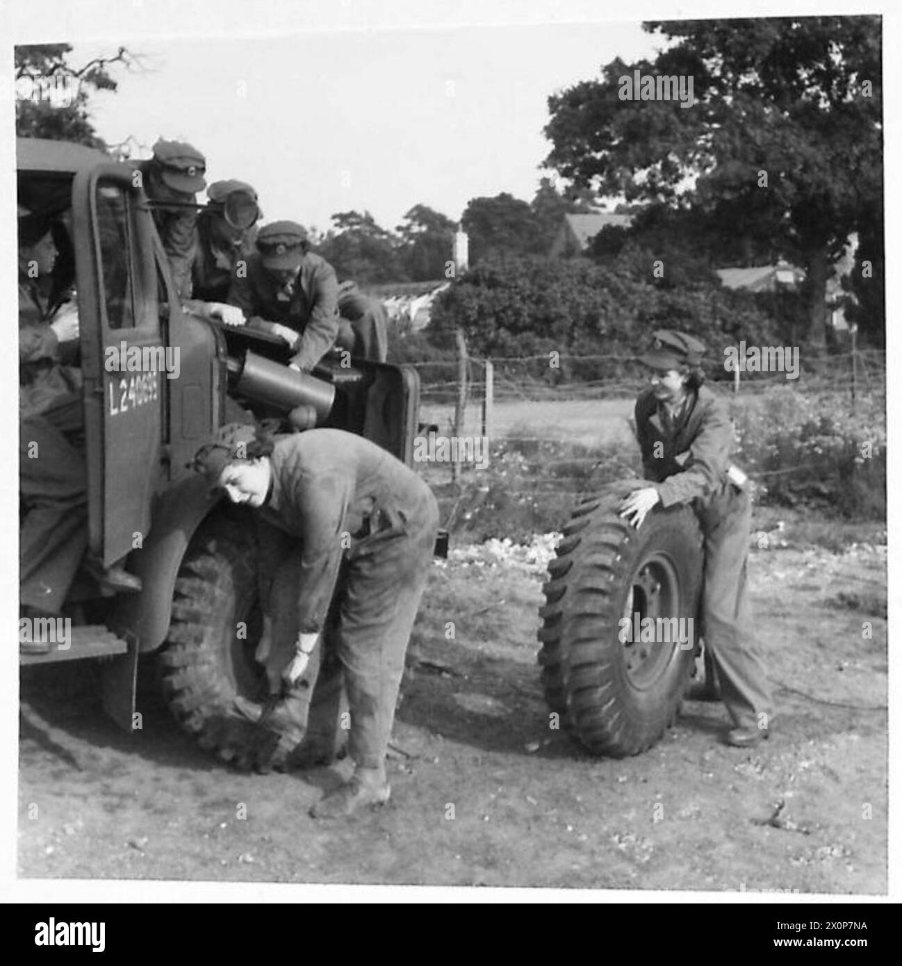 A.T.S. IN TRAINING Whilst some of their colleagues puzzle over the
