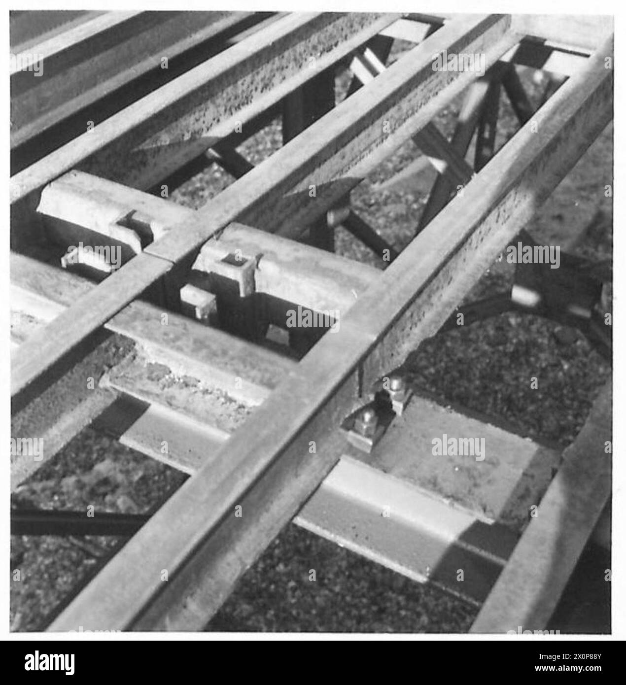 Stringer Fasteners Metal fasteners technique Black and White Stock Photos & Images - Alamy