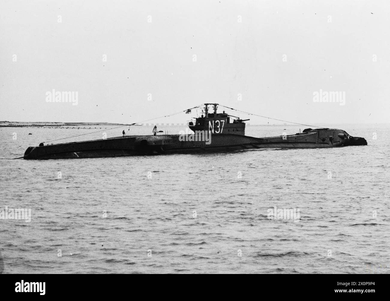 Royal Navy T Class Submarine HMS Thrasher N37 during operational