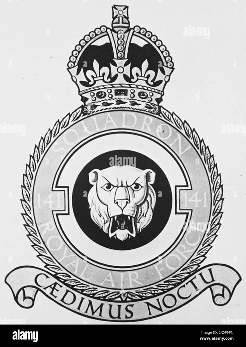 ROYAL AIR FORCE SQUADRON CRESTS - This picture is one of a series ...