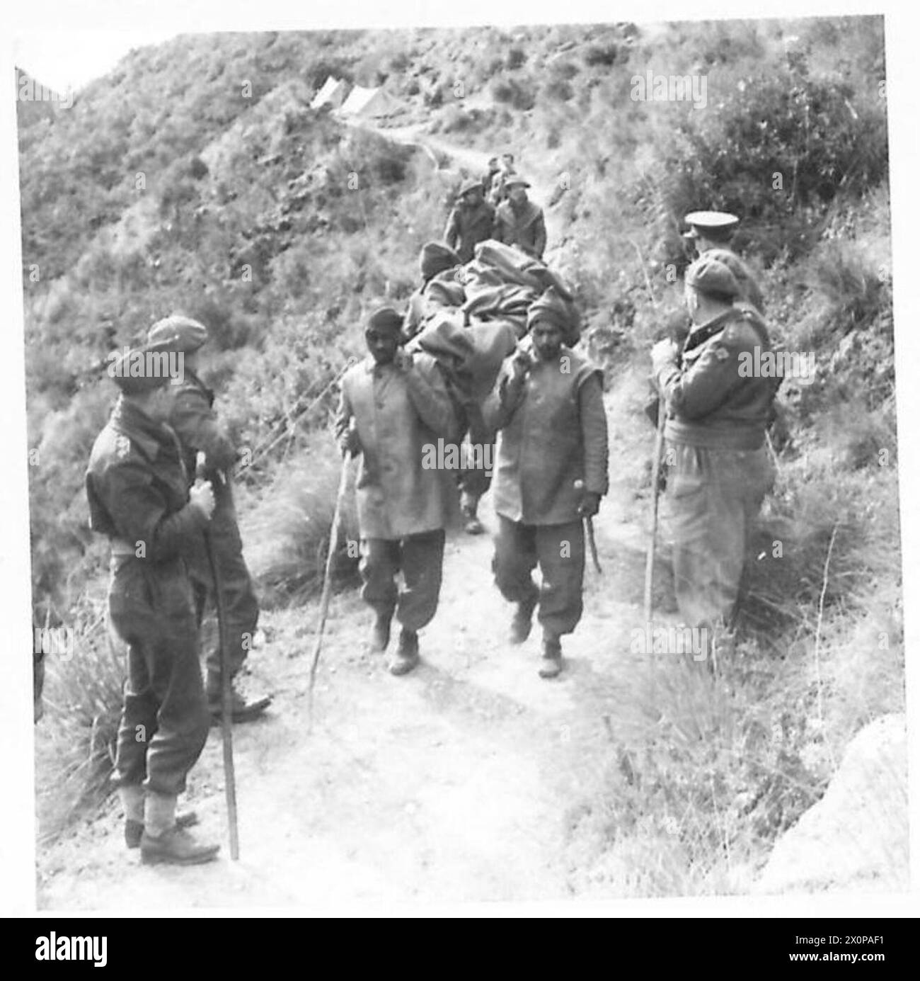 World war ii wounded stretcher Black and White Stock Photos & Images ...