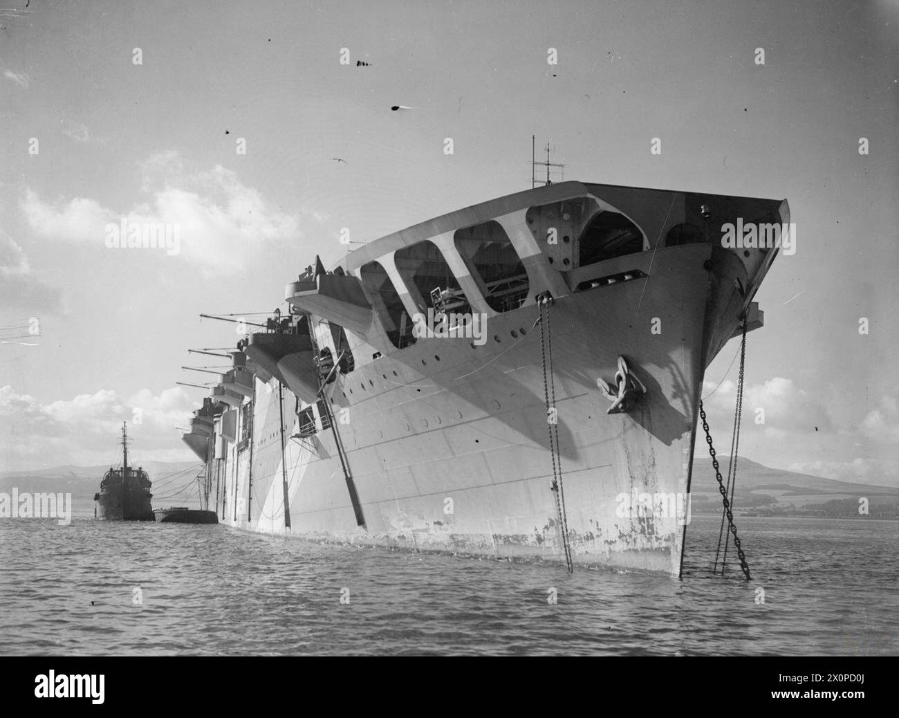 LUXURY LINERS WARTIME JOB. THE AUXILIARY AIRCRAFT CARRIER HMS PRETORIA