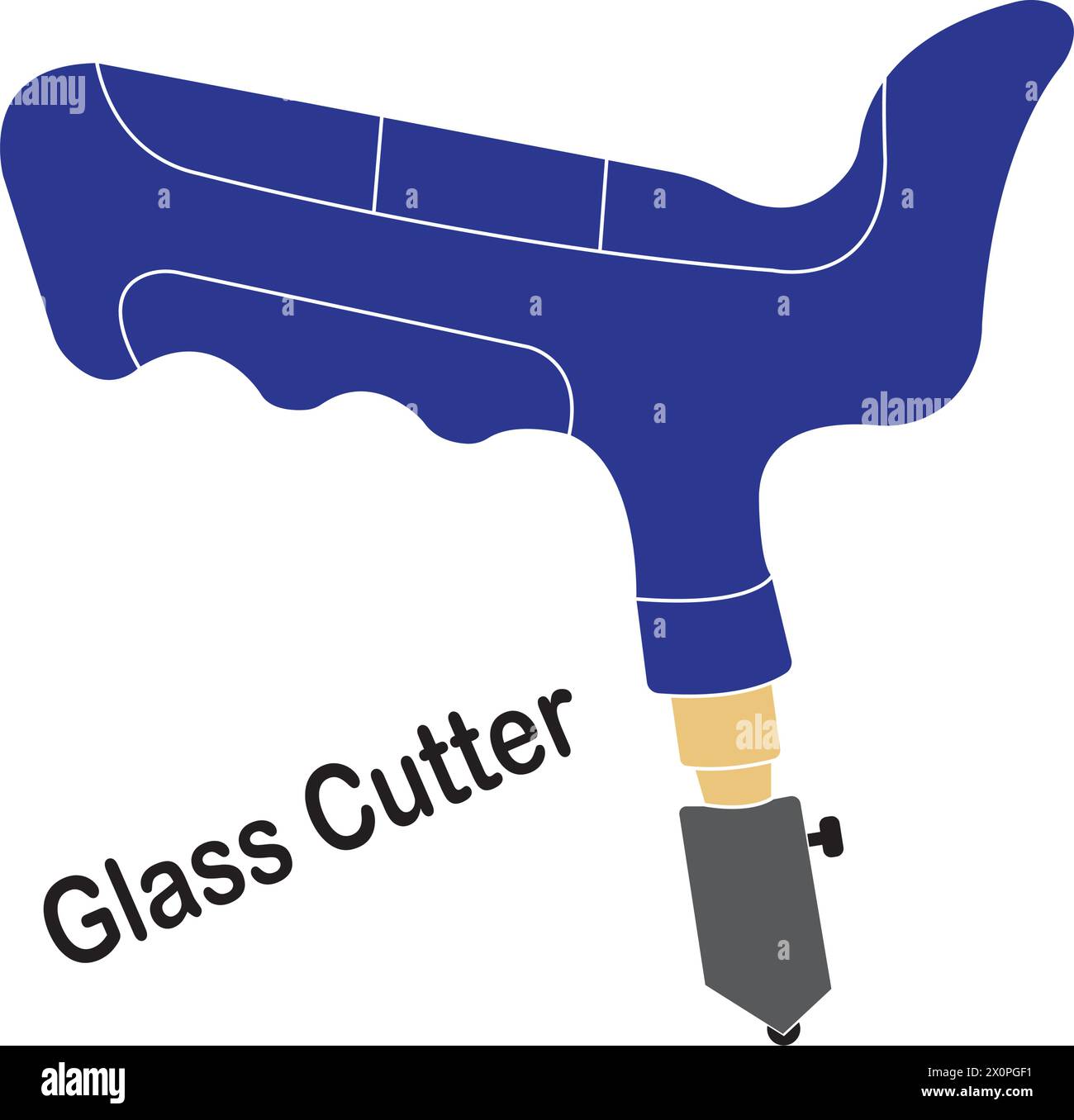 Glass cutter icon vector illustration simple design Stock Vector Image