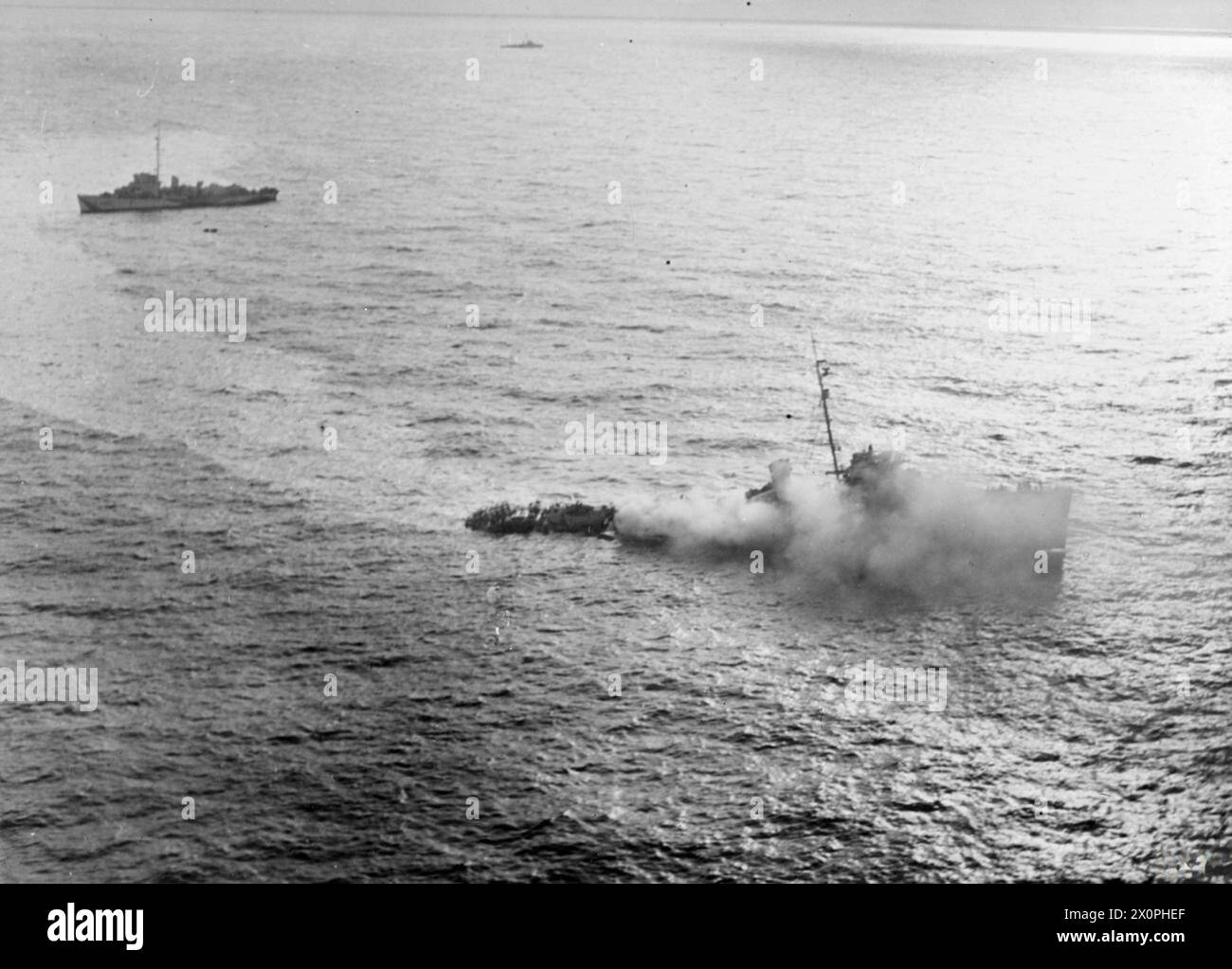 OPERATIONS IN NORTHERN WATERS. AUGUST 1944, ON BOARD THE ESCORT CARRIER