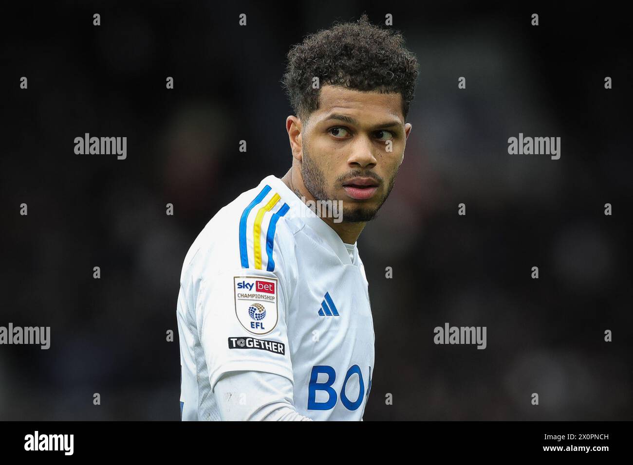 Georgina Rutter of Leeds United during the Sky Bet Championship match Leeds United vs Blackburn Rovers at Elland Road, Leeds, United Kingdom, 13th April 2024  (Photo by James Heaton/News Images) Stock Photo