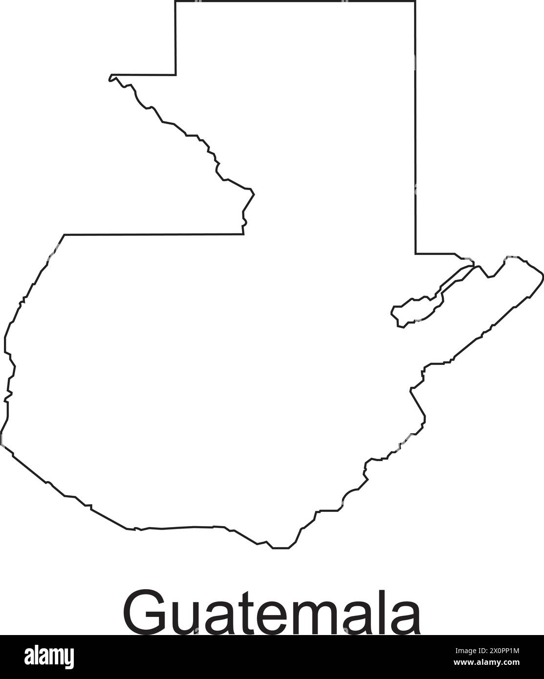 Map of guatemala vector illustration symbol design Stock Vector