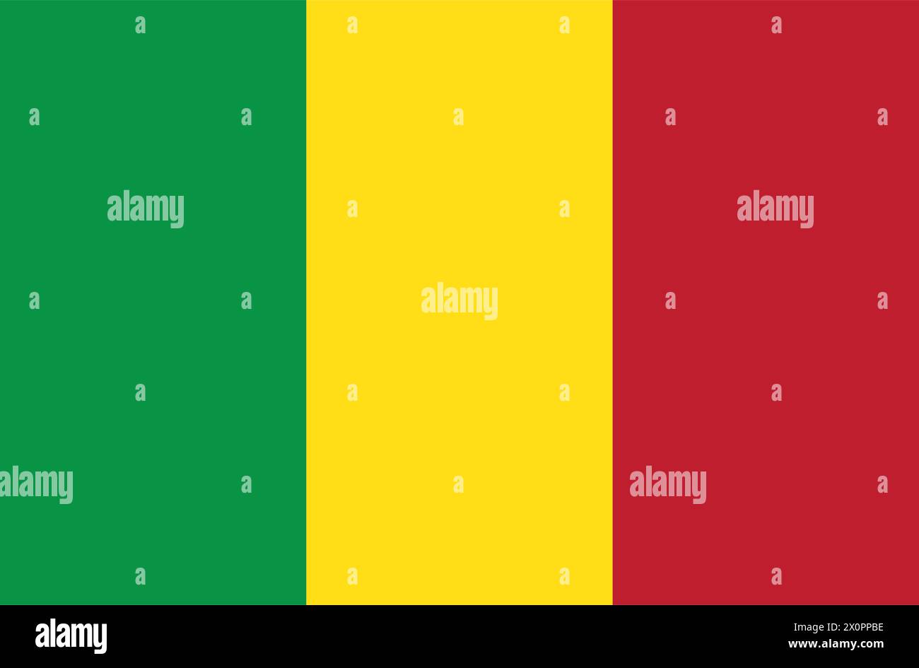 Mali country flag vector illustration simple design Stock Vector