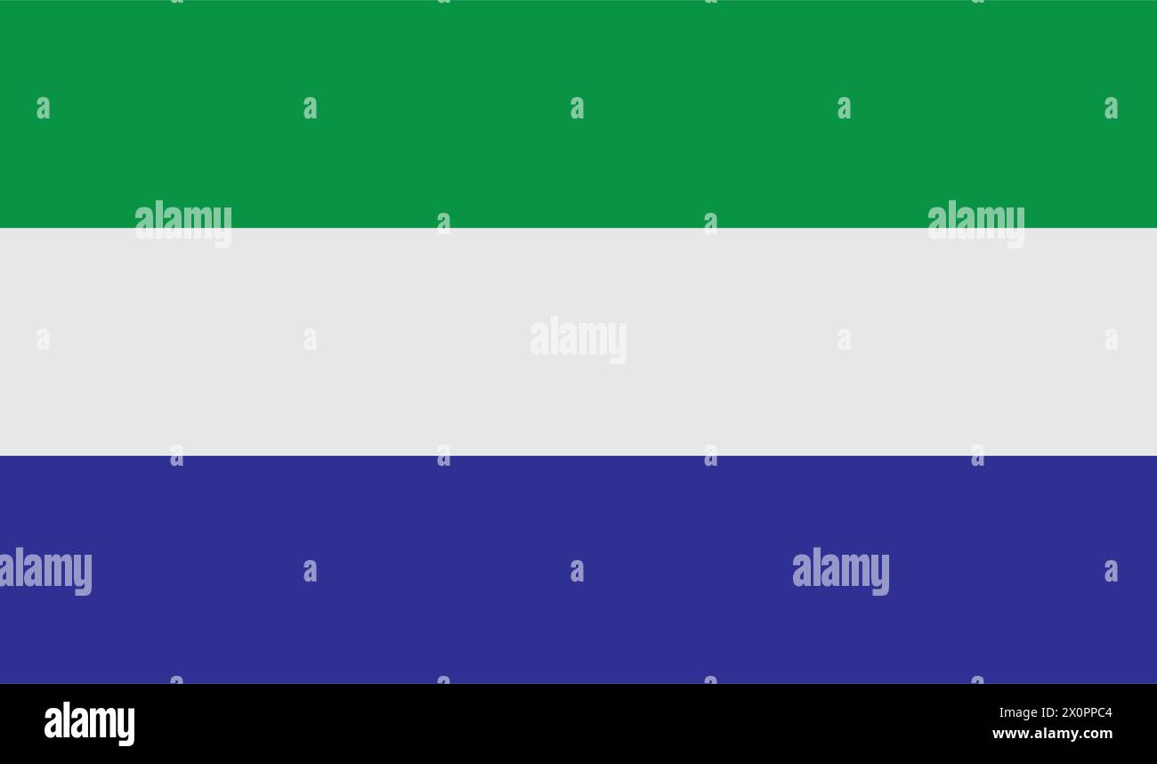 Official flag of sierra leone hi-res stock photography and images - Alamy