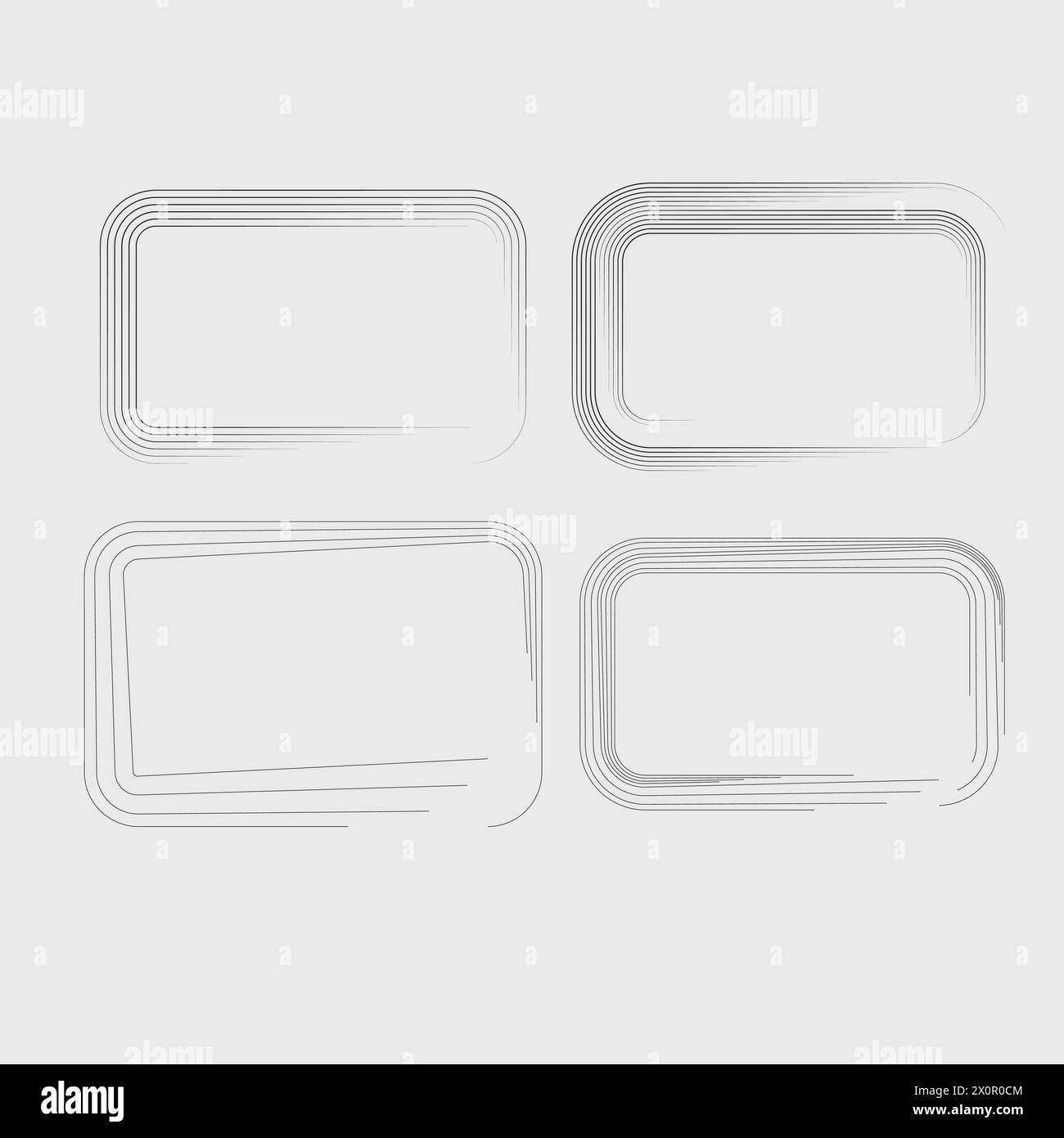 Set of black thick speed lines. Speed lines in rectangle form. Geometric art. Design element for logo, tattoo, web pages, template, abstract vector Stock Vector