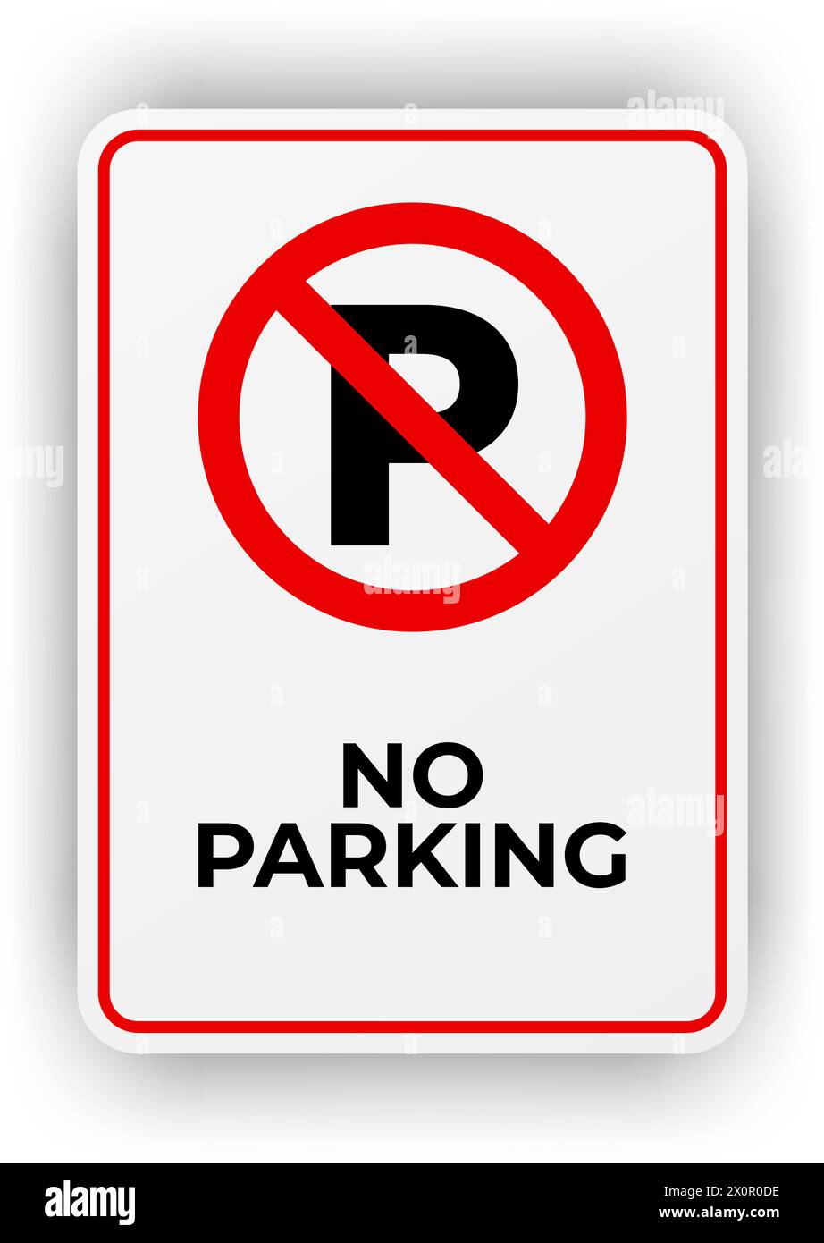 Street parking prohibited sign Cut Out Stock Images & Pictures - Page 2 -  Alamy