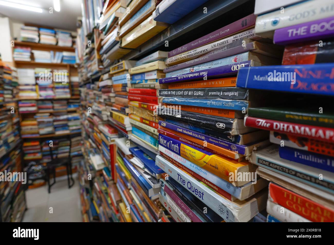 Book shop in Church Street, Bangalore, Bengaluru, Karnataka, India