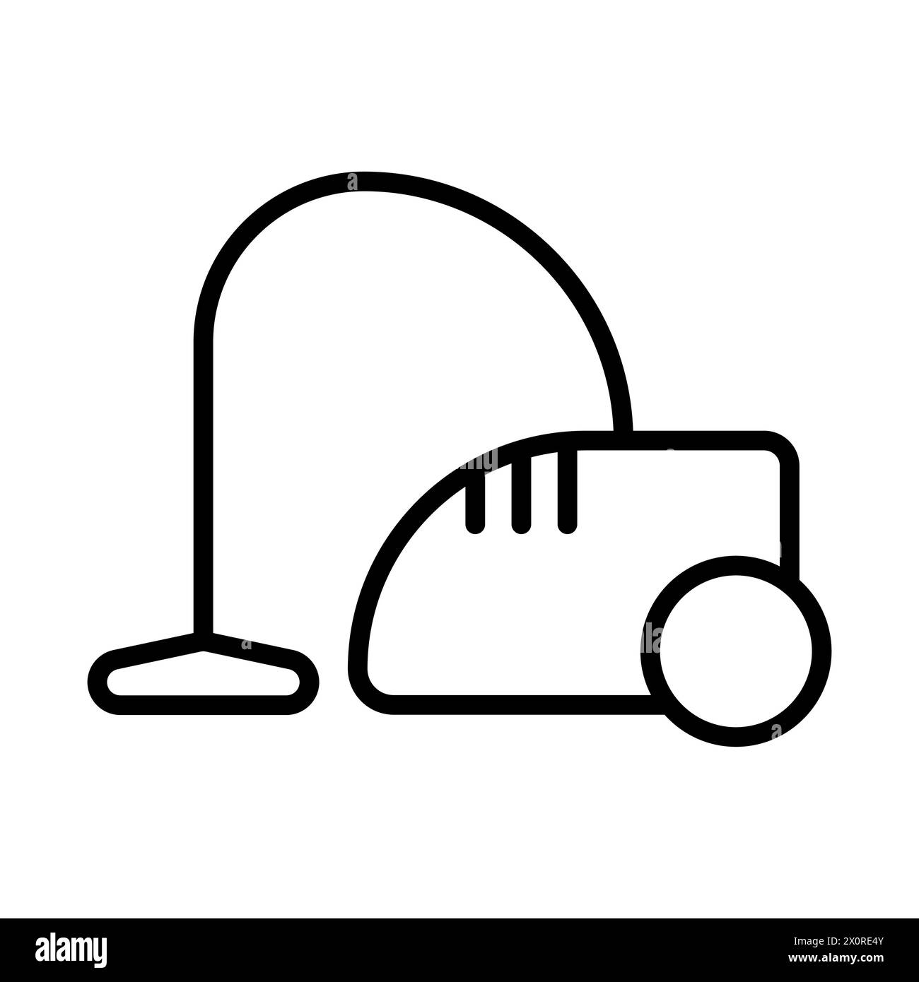 Vacuum cleaner outline vector icon isolated Stock Vector Image & Art ...
