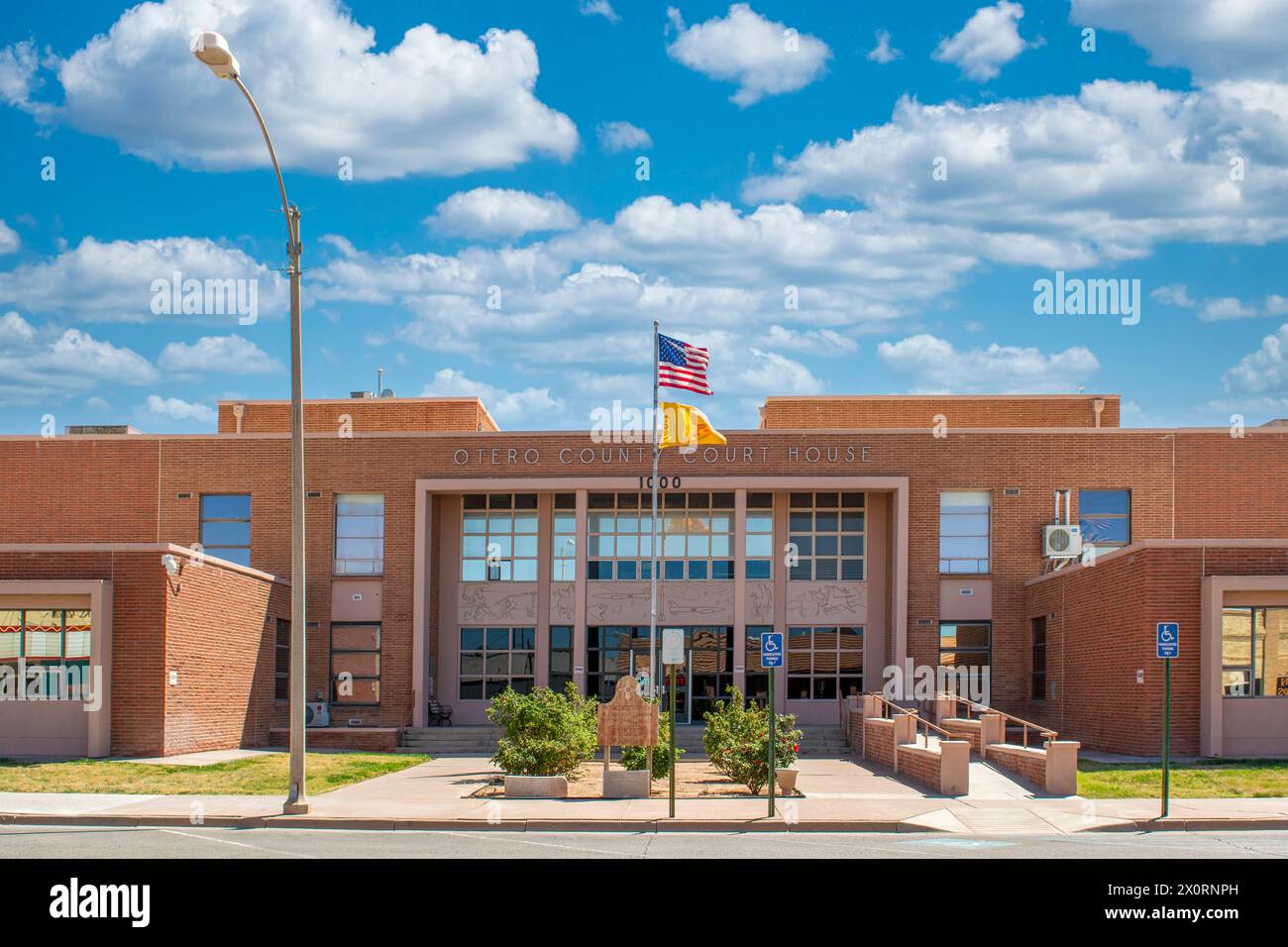 Otero County Court House in downtown Alamogordo, NM Stock Photo