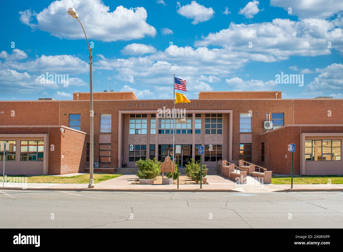 Otero County Court House in downtown Alamogordo, NM Stock Photo