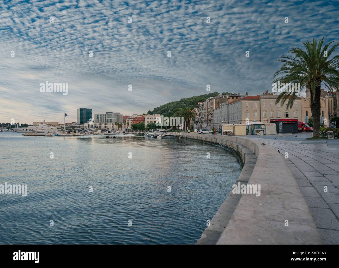 Split is the second-largest city of Croatia after the capital Zagreb Stock Photo